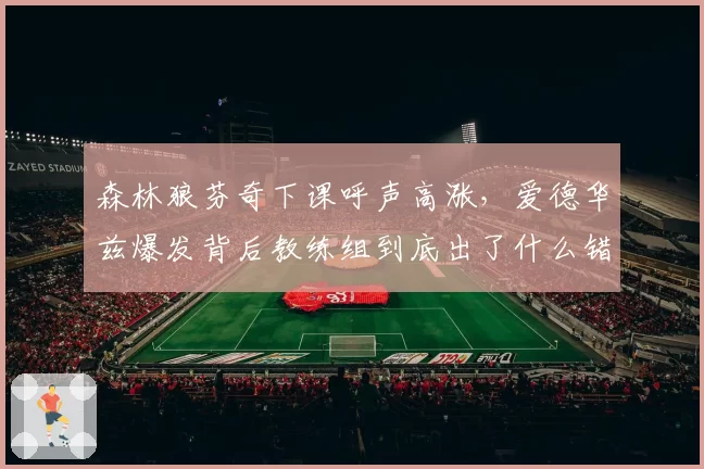 森林狼芬奇下课呼声高涨，爱德华兹爆发背后教练组到底出了什么错？